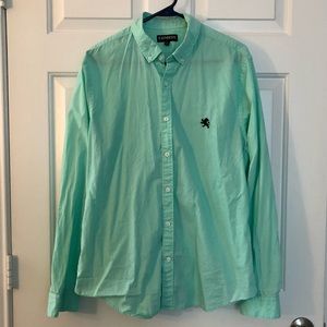 Men’s Mint Green Button Down